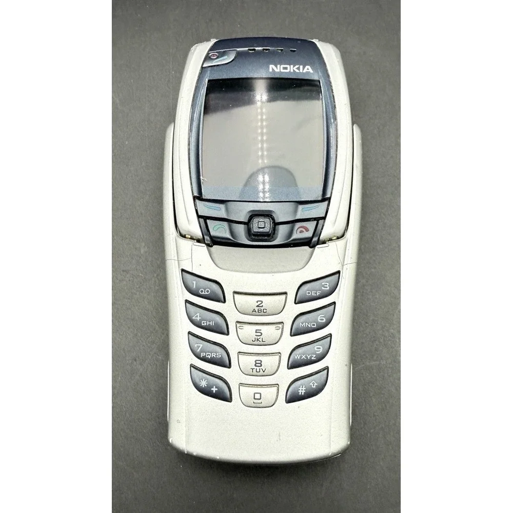 RARE Vintage Nokia 6800a Flip Keyboard Phone Made in Finland. UNTESTED